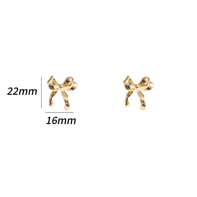 Day & Eve by Go Dutch Label Bow Studs
