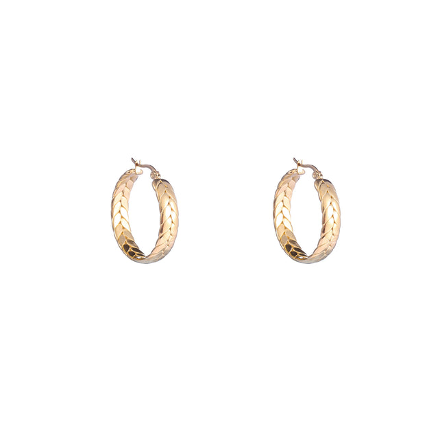 Day & Eve by Go Dutch Label Braided Hoops