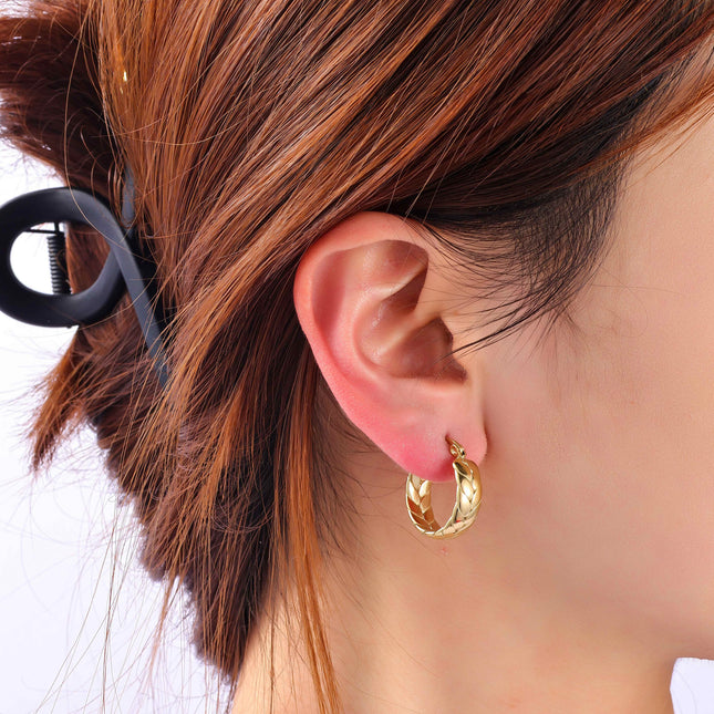 Day & Eve by Go Dutch Label Braided Hoops