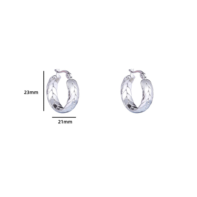 Day & Eve by Go Dutch Label Braided Hoops