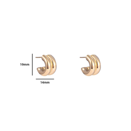 Day & Eve by Go Dutch Label Chunky Hoops