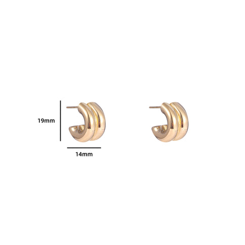 Day & Eve by Go Dutch Label Chunky Hoops