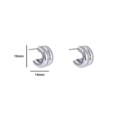 Day & Eve by Go Dutch Label Chunky Hoops