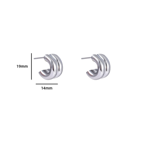 Day & Eve by Go Dutch Label Chunky Hoops