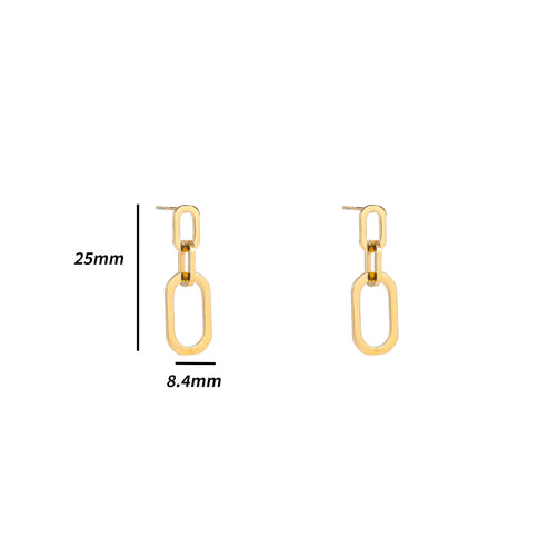 Day & Eve by Go Dutch Label Classic Link Earrings