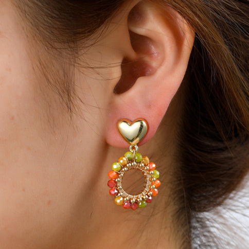 Day & Eve by Go Dutch Label Cute Heart Dangles
