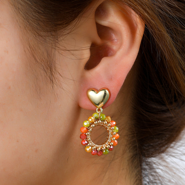 Day & Eve by Go Dutch Label Cute Heart Dangles