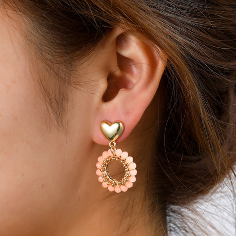 Day & Eve by Go Dutch Label Cute Heart Dangles