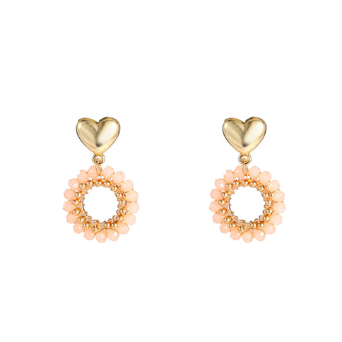 Day & Eve by Go Dutch Label Cute Heart Dangles