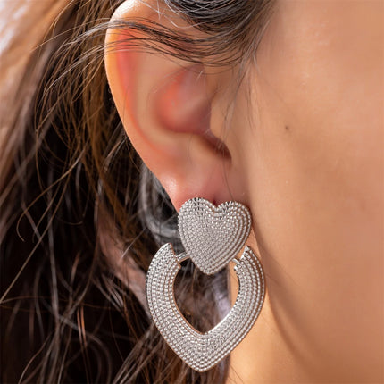 Day & Eve by Go Dutch Label Dangling Heart Earrings