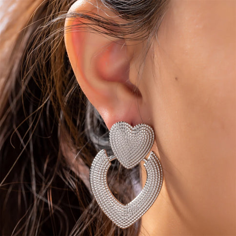 Day & Eve by Go Dutch Label Dangling Heart Earrings