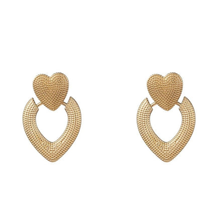 Day & Eve by Go Dutch Label Dangling Heart Earrings