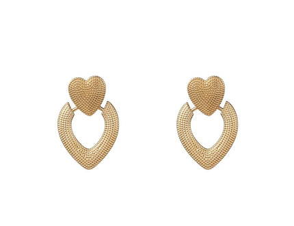 Day & Eve by Go Dutch Label Dangling Heart Earrings