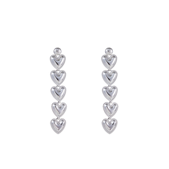 Day & Eve by Go Dutch Label Dangling Hearts Earrings