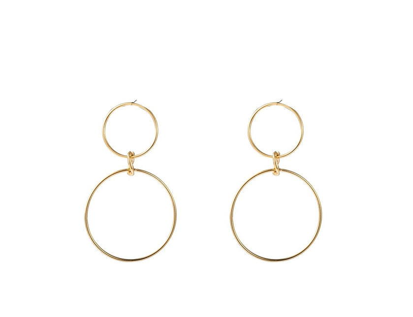 Day & Eve by Go Dutch Label Dangling Hoops