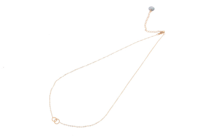 Day & Eve by Go Dutch Label Double Circle Necklace