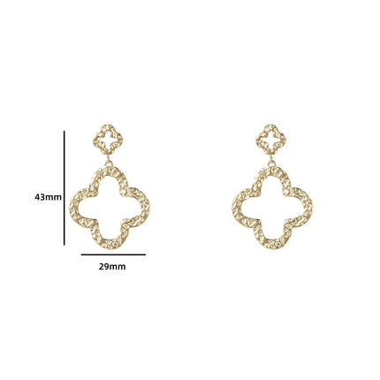 Day & Eve by Go Dutch Label Double Clover Dangle
