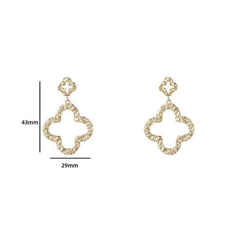 Day & Eve by Go Dutch Label Double Clover Dangle