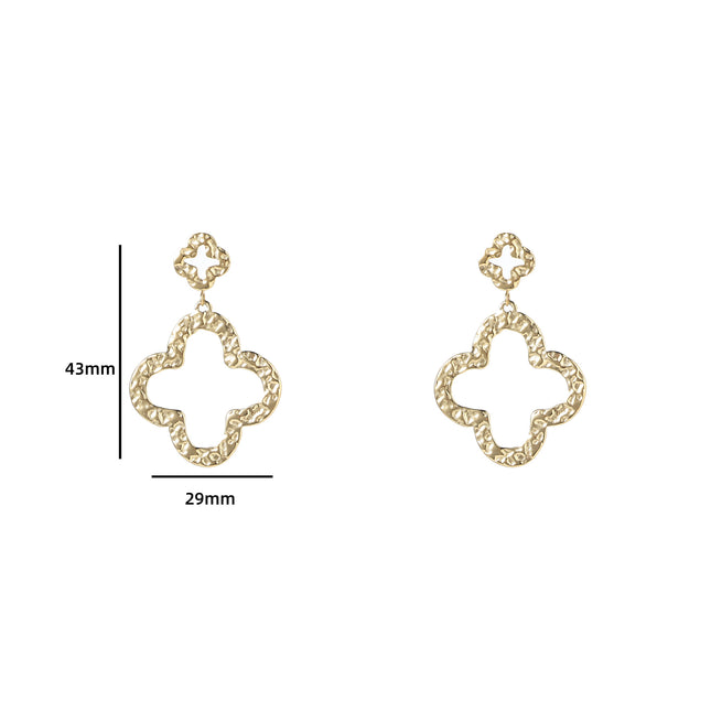 Day & Eve by Go Dutch Label Double Clover Dangle
