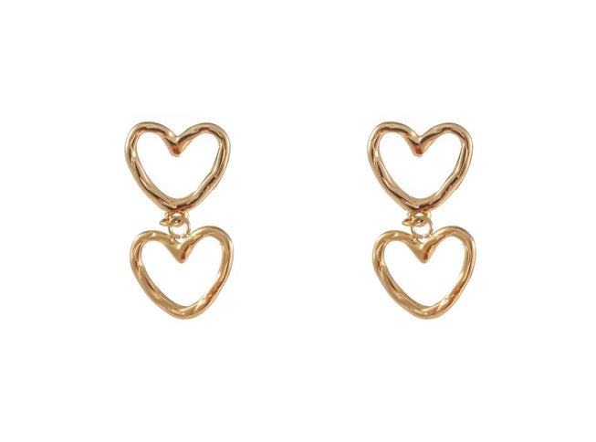 Day & Eve by Go Dutch Label Double Dangling Hearts
