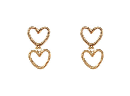 Day & Eve by Go Dutch Label Double Dangling Hearts