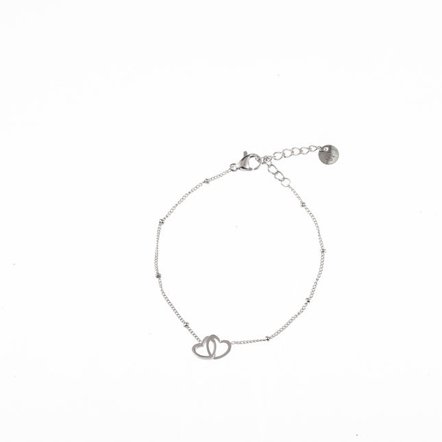 Day & Eve by Go Dutch Label Double Heart Bracelet