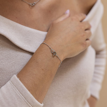 Day & Eve by Go Dutch Label Double Heart Bracelet