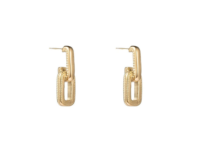 Day & Eve by Go Dutch Label Double Link Earrings
