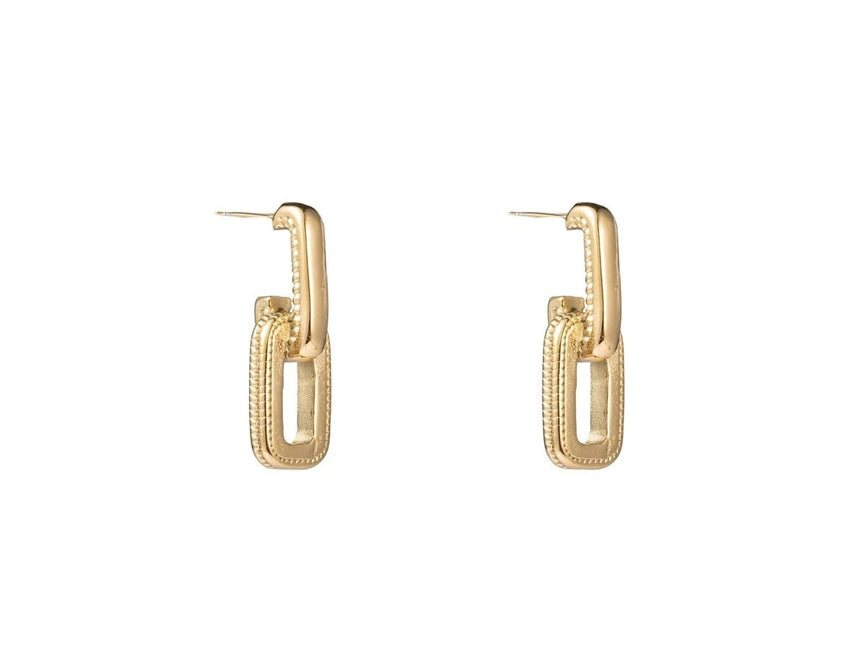 Day & Eve by Go Dutch Label Double Link Earrings