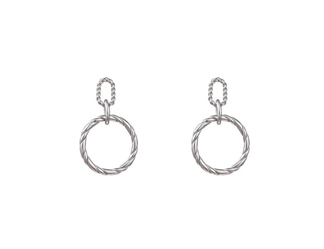 Day & Eve by Go Dutch Label Double Round Earrings