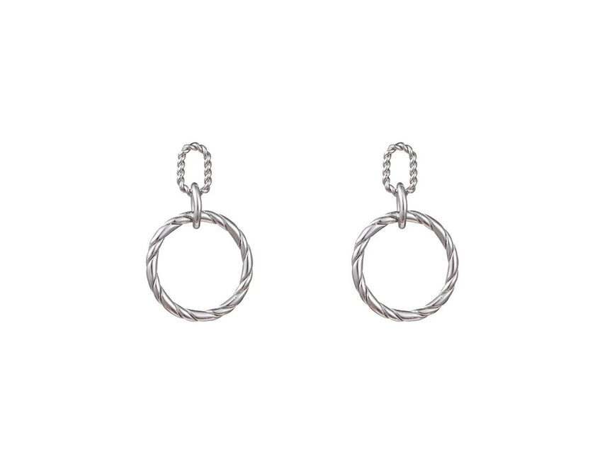 Day & Eve by Go Dutch Label Double Round Earrings