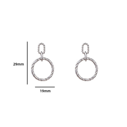 Day & Eve by Go Dutch Label Double Round Earrings