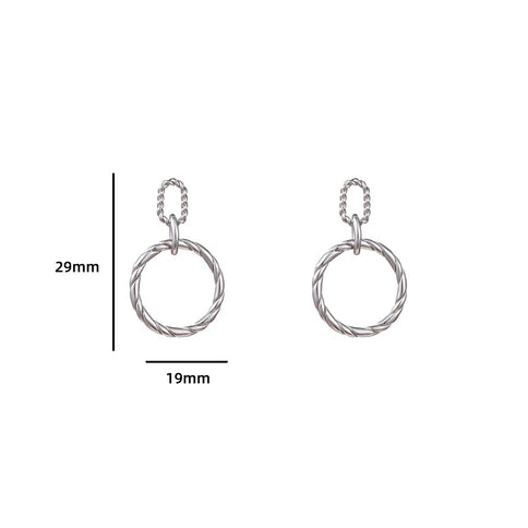 Day & Eve by Go Dutch Label Double Round Earrings