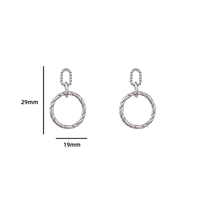 Day & Eve by Go Dutch Label Double Round Earrings