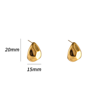 Day & Eve by Go Dutch Label Facet Drop Studs