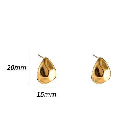 Day & Eve by Go Dutch Label Facet Drop Studs