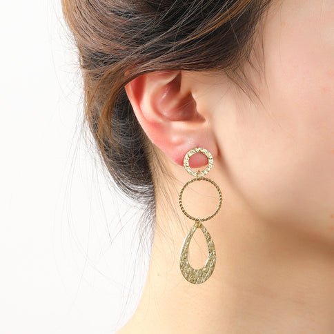 Day & Eve by Go Dutch Label Fine Hammered Dangles