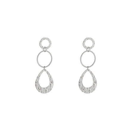 Day & Eve by Go Dutch Label Fine Hammered Dangles
