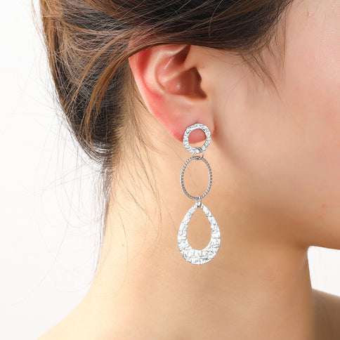 Day & Eve by Go Dutch Label Fine Hammered Dangles