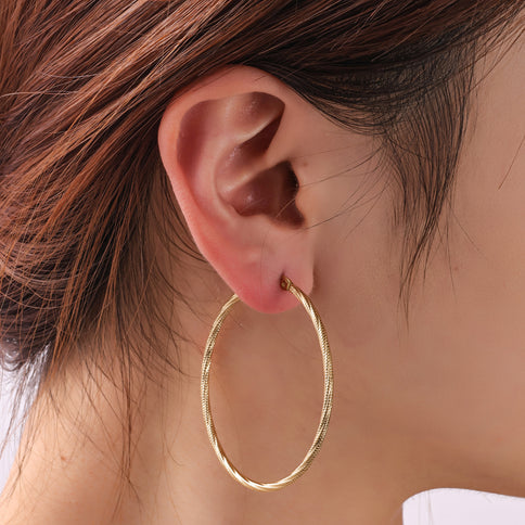 Day & Eve by Go Dutch Label Fine Twist Hoops