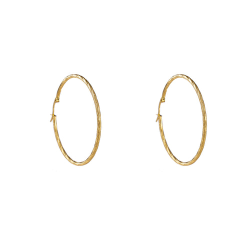 Day & Eve by Go Dutch Label Fine Twist Hoops