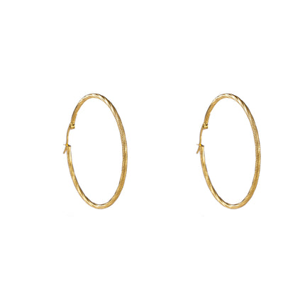 Day & Eve by Go Dutch Label Fine Twist Hoops