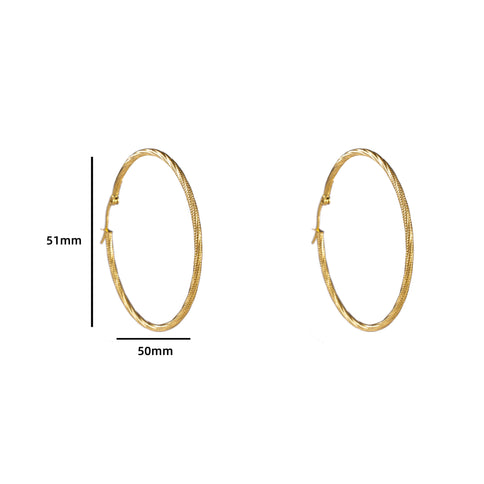 Day & Eve by Go Dutch Label Fine Twist Hoops
