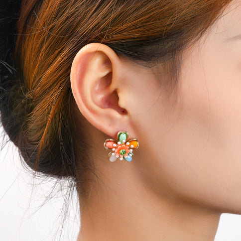 Day & Eve by Go Dutch Label Flower Studs