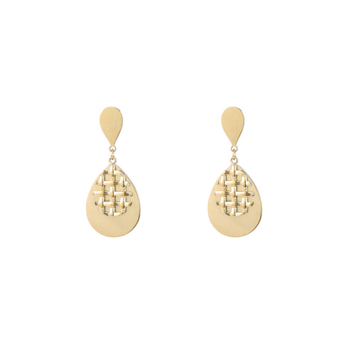 Day & Eve by Go Dutch Label Grated Drop Dangles
