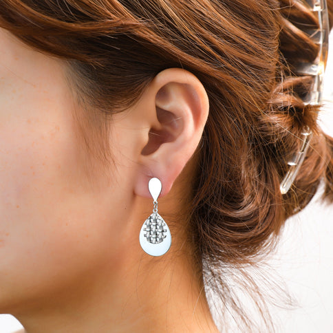 Day & Eve by Go Dutch Label Grated Drop Dangles