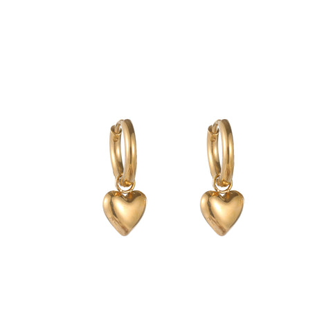 Day & Eve by Go Dutch Label Heart Hoops