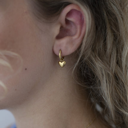 Day & Eve by Go Dutch Label Heart Hoops