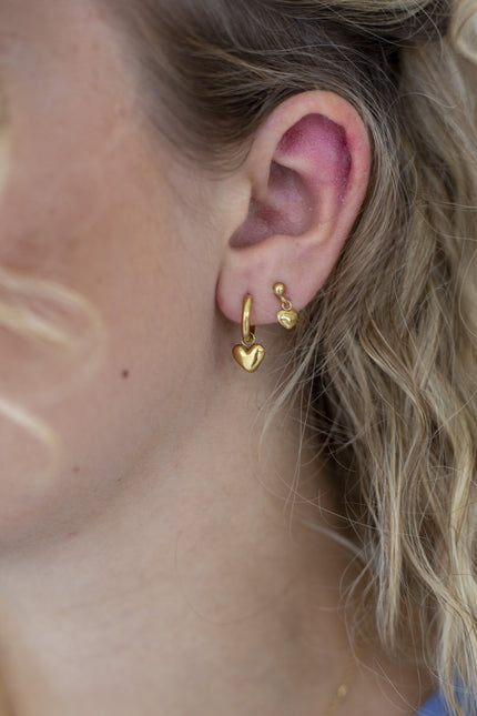 Day & Eve by Go Dutch Label Heart Hoops