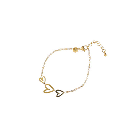 Day & Eve by Go Dutch Label Heart Wave Bracelet